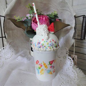 Fake Watermelon Milkshake Handmade